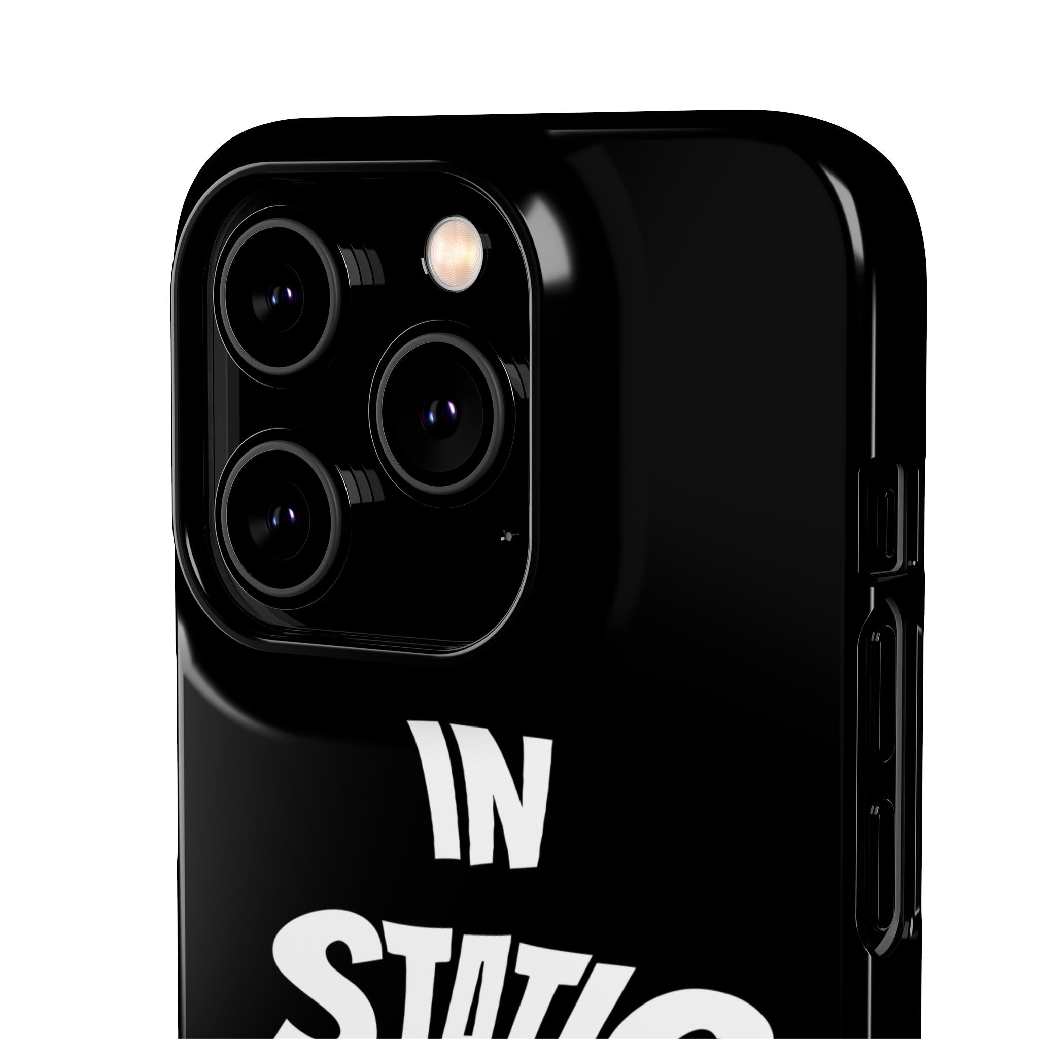 Phone Case — "In Static We Trust" Black