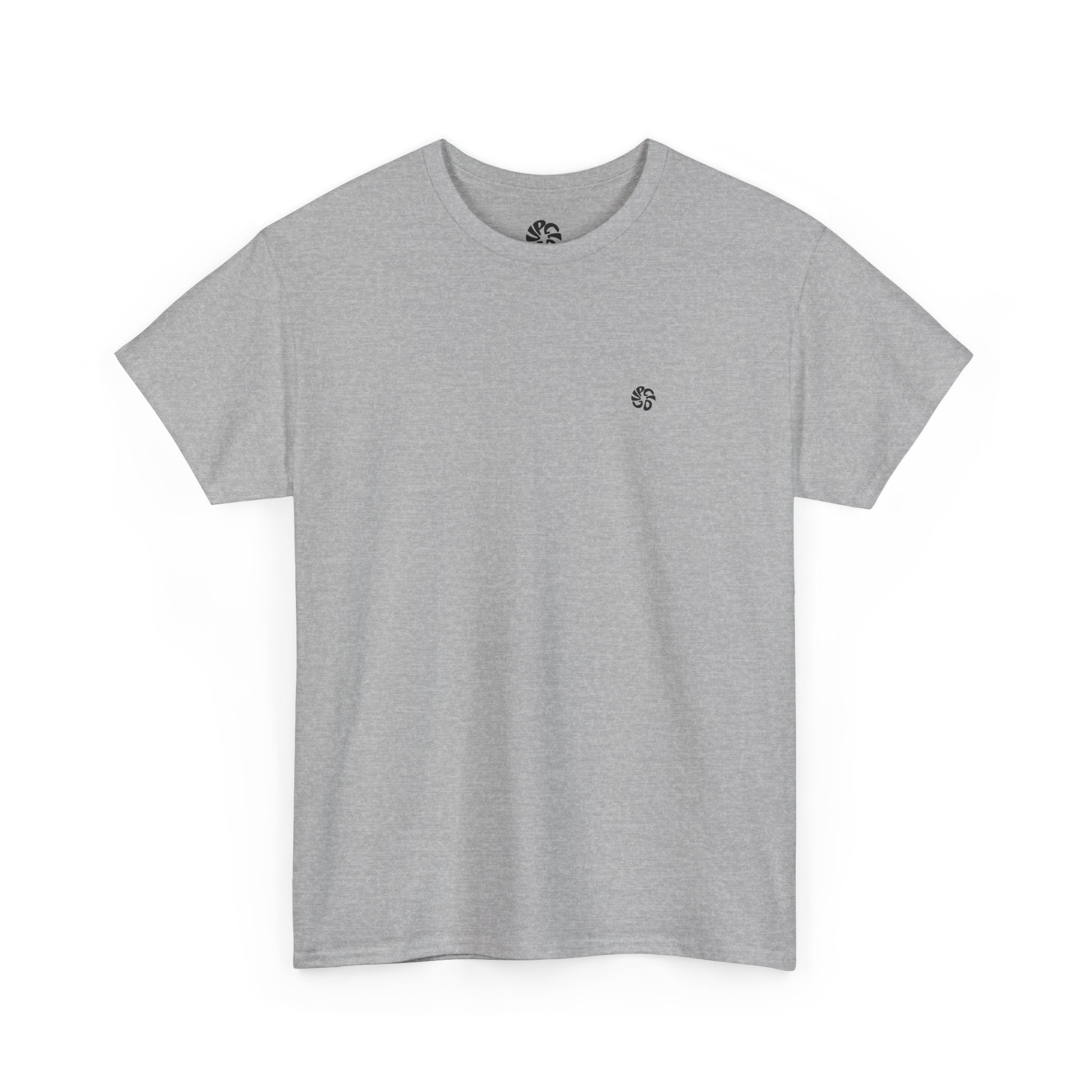 "IN STATIC WE TRUST" GREY Basic T-Shirt