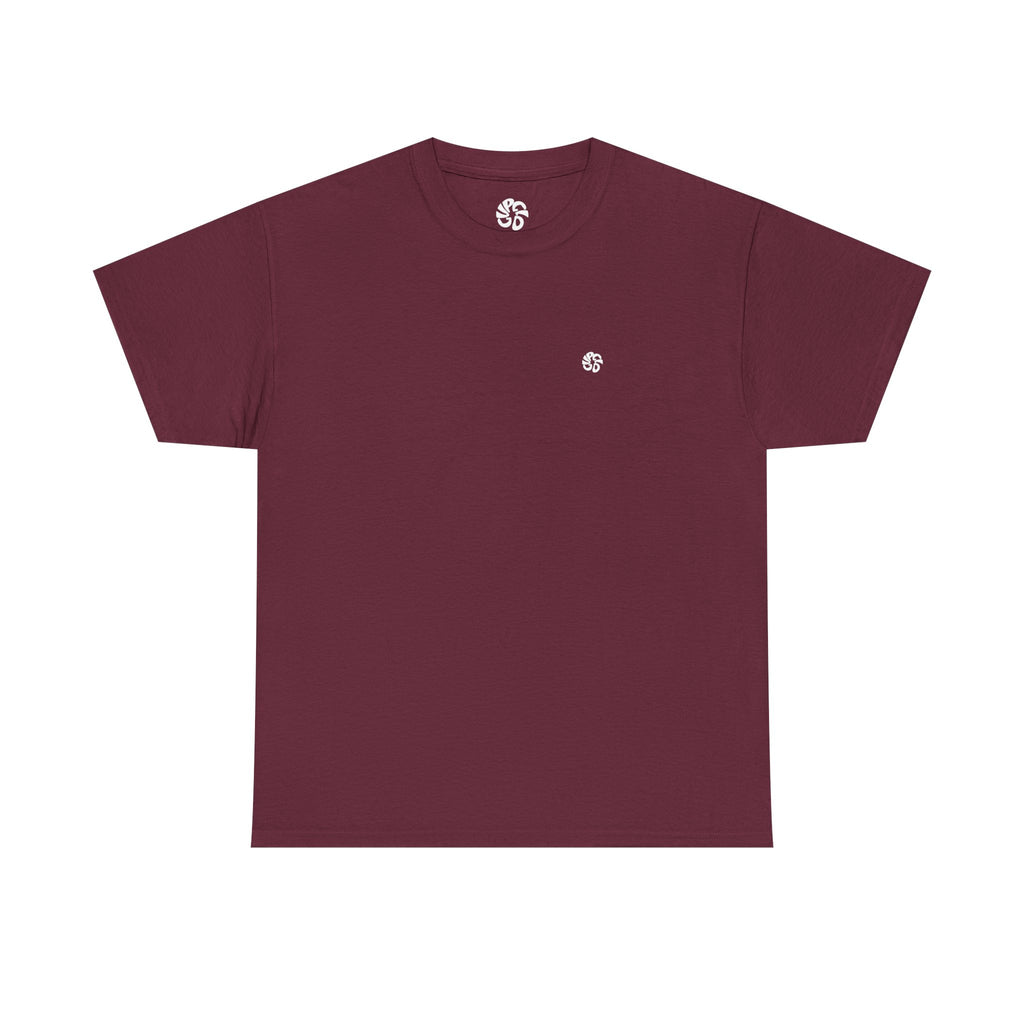 "IN STATIC WE TRUST" Red Basic T-Shirt