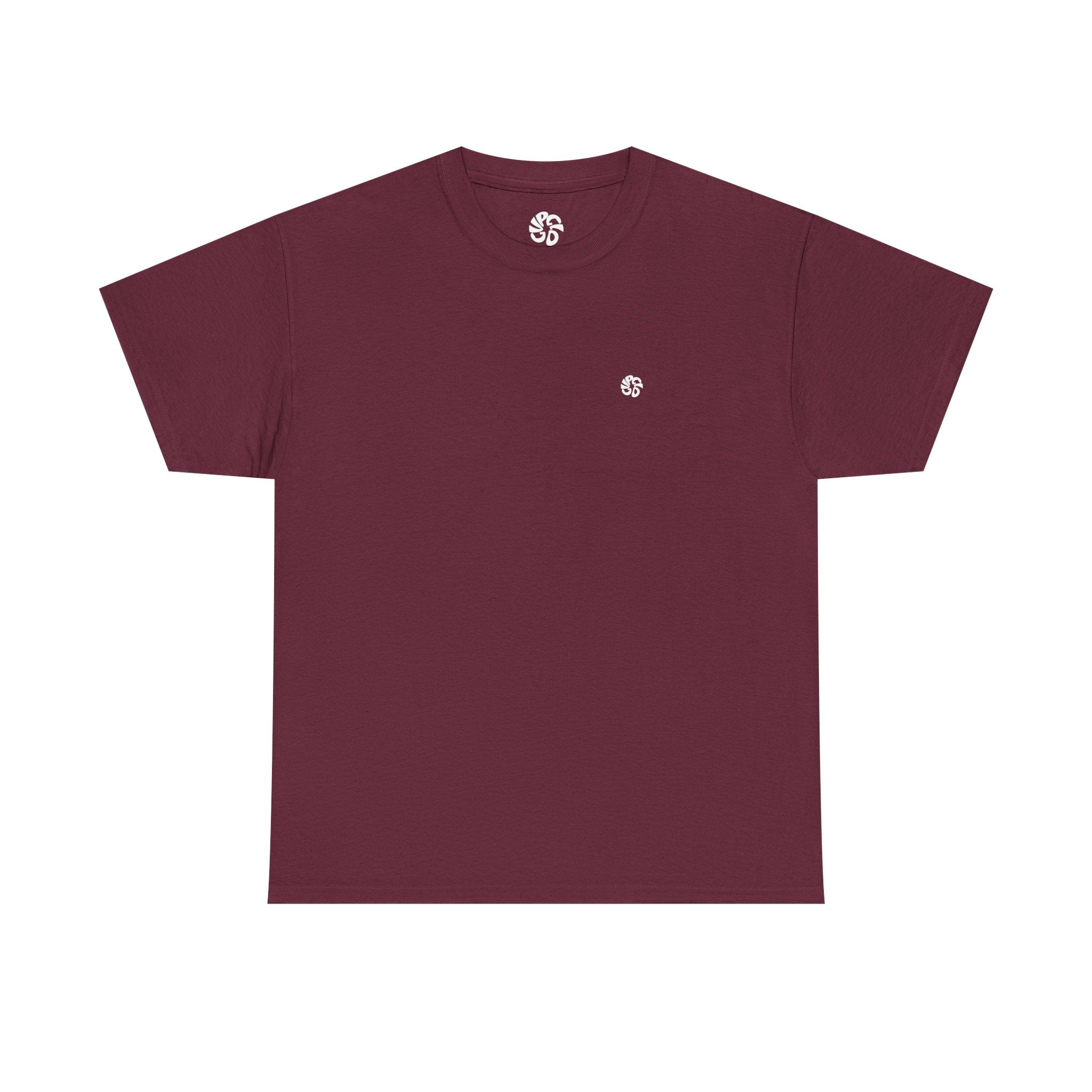 "IN STATIC WE TRUST" Red Basic T-Shirt