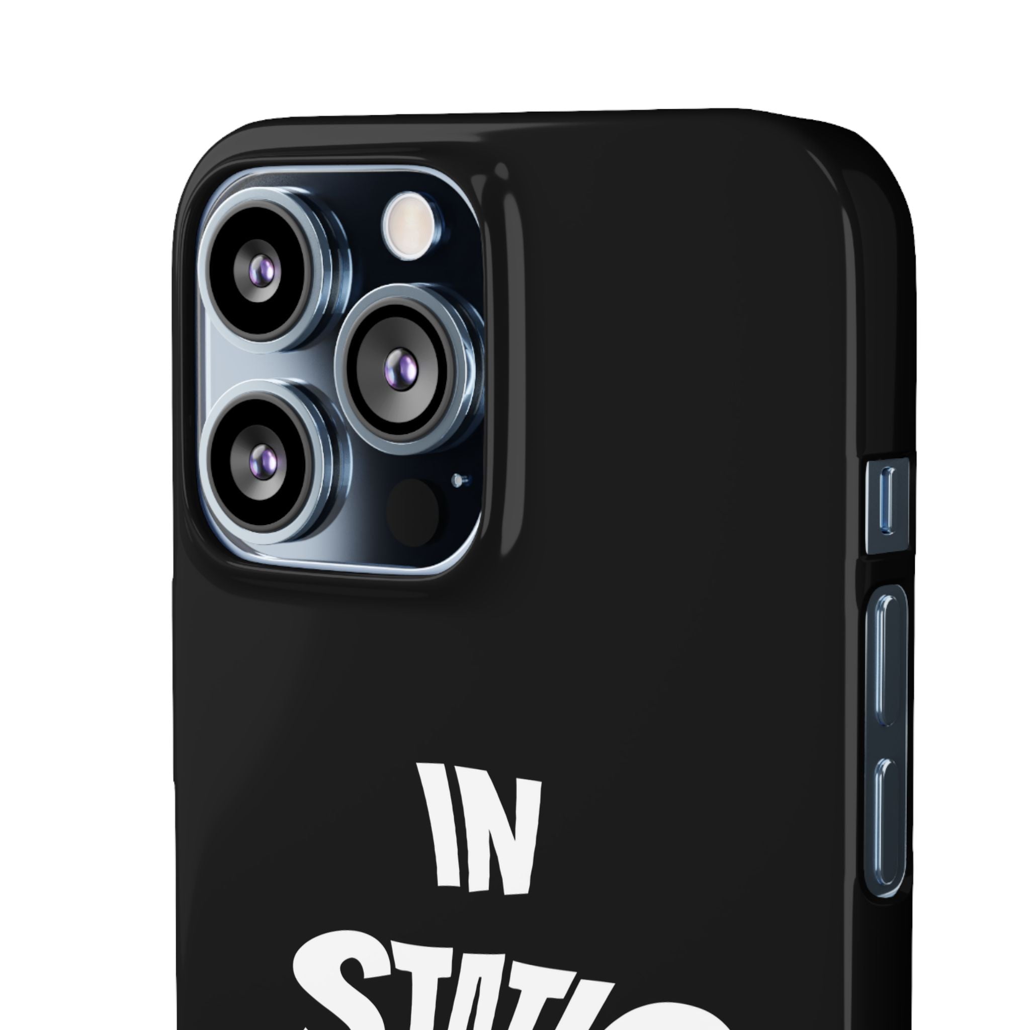 Phone Case — "In Static We Trust" Black