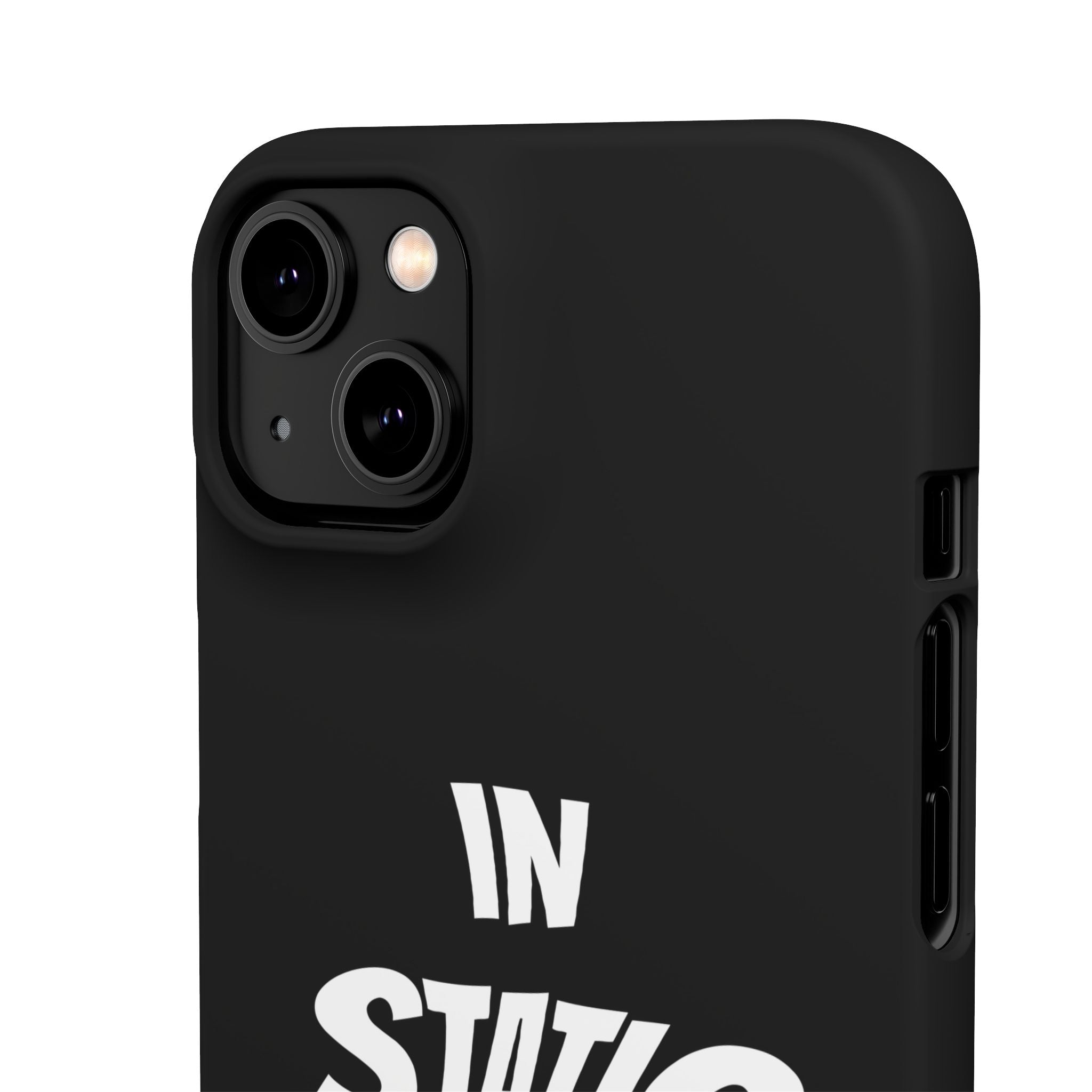 Phone Case — "In Static We Trust" Black