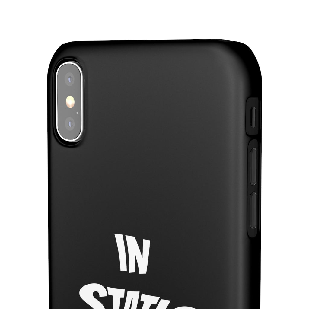 Phone Case — "In Static We Trust" Black