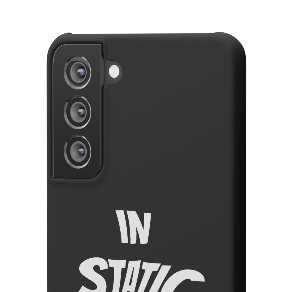 Phone Case — "In Static We Trust" Black