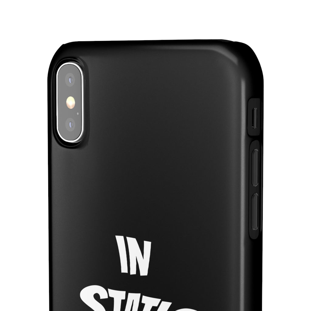 Phone Case — "In Static We Trust" Black