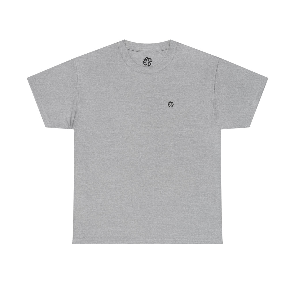 "IN STATIC WE TRUST" GREY Basic T-Shirt