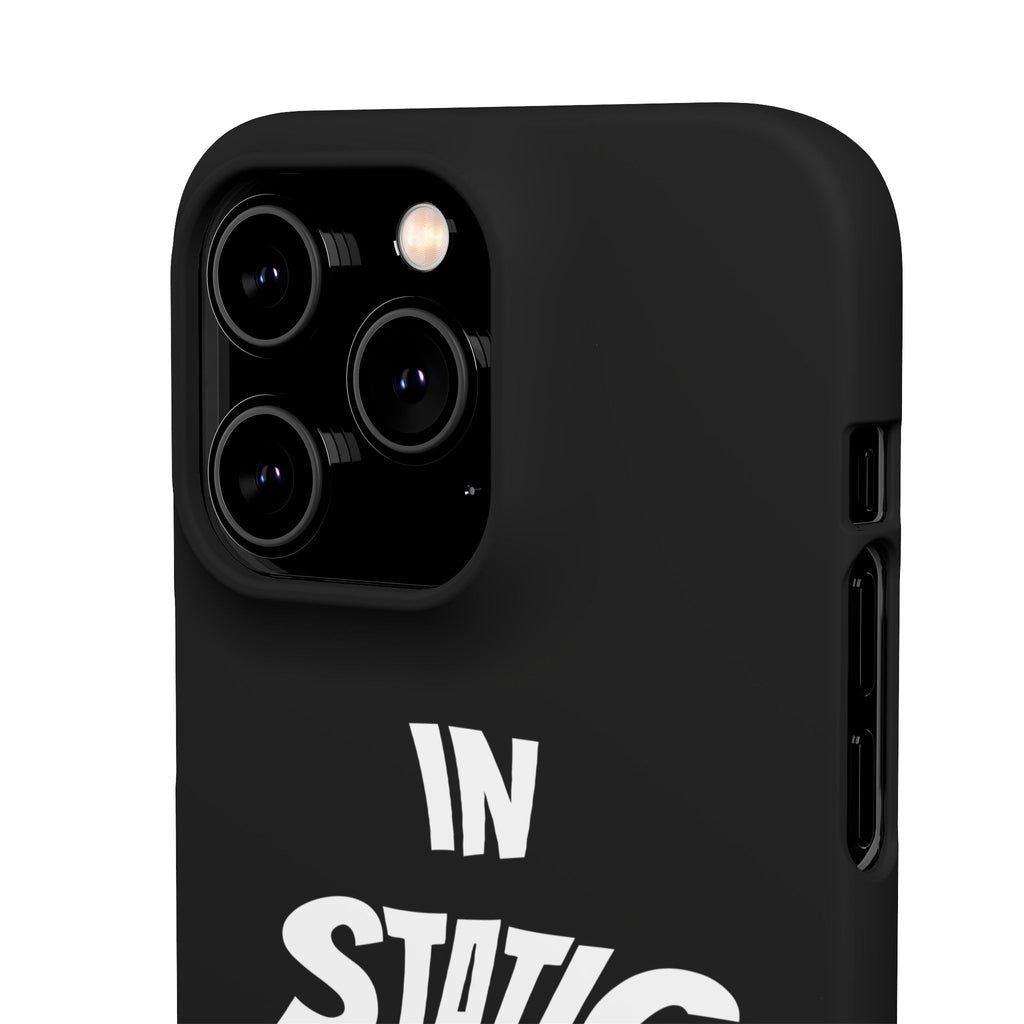 Phone Case — "In Static We Trust" Black