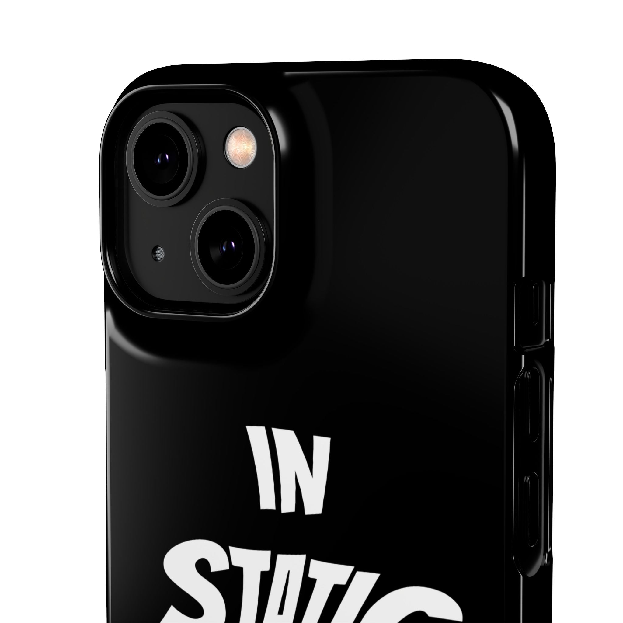 Phone Case — "In Static We Trust" Black