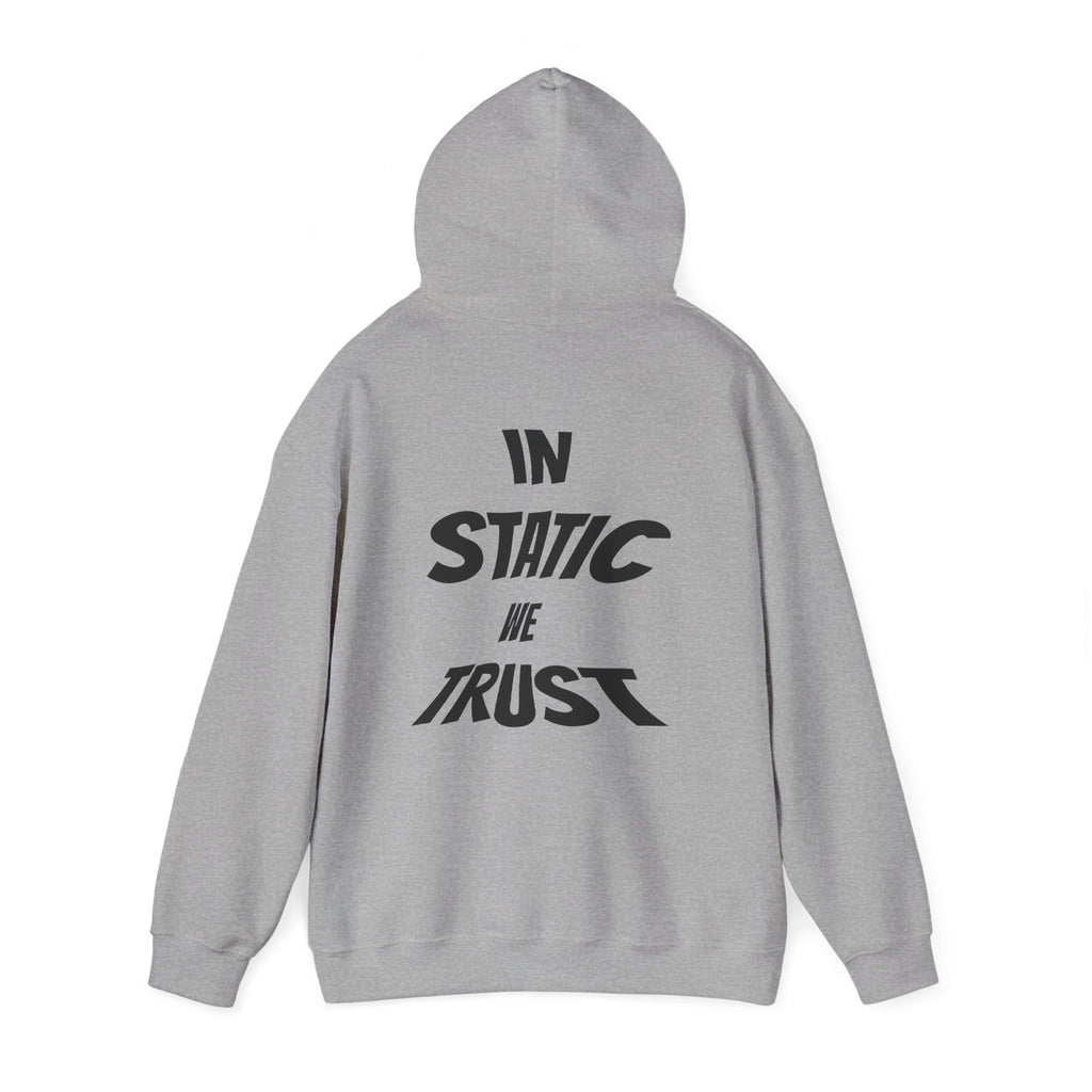 „In Static We Trust“ GREY Basic Hoodie