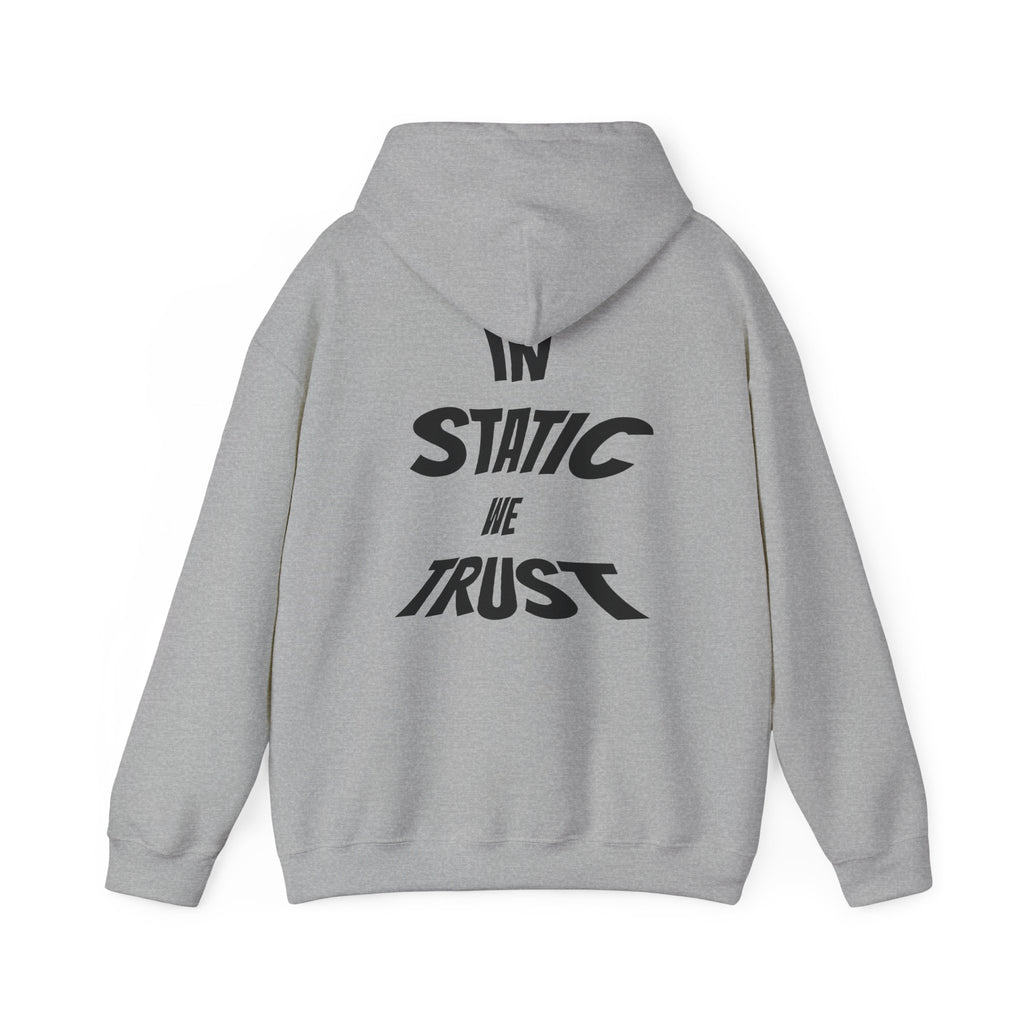 „In Static We Trust“ GREY Basic Hoodie