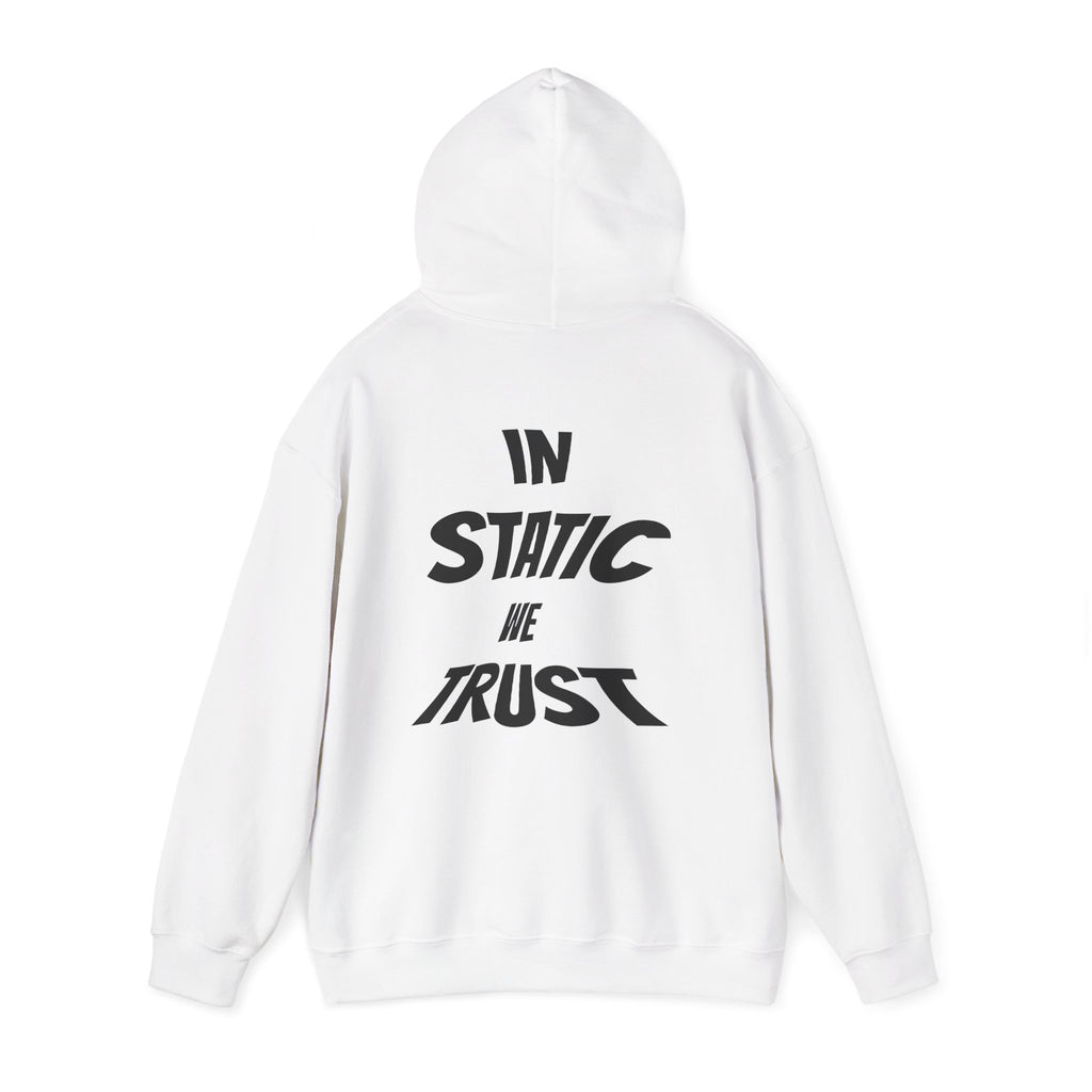 „In Static We Trust“ Basic Hoodie