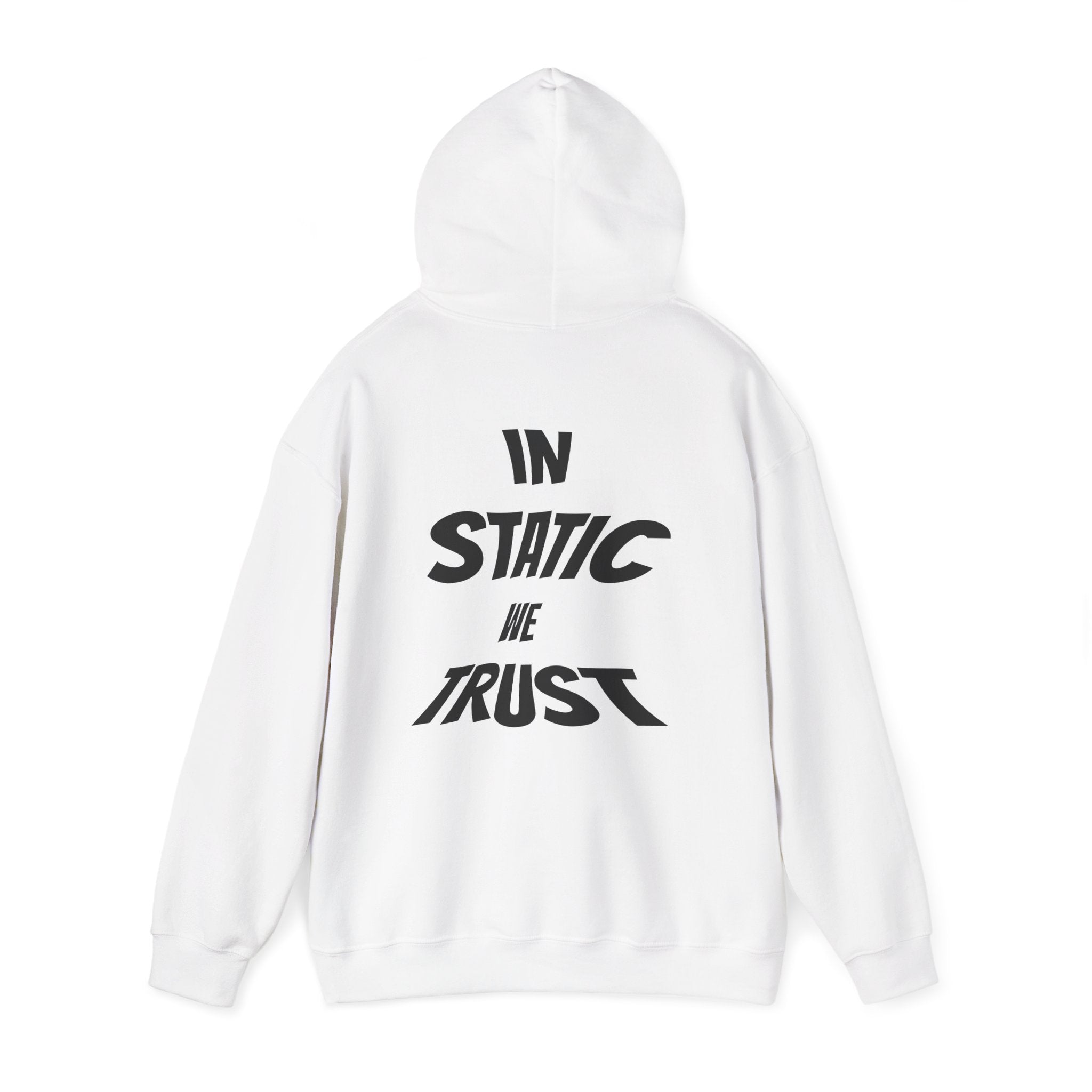 „In Static We Trust“ Basic Hoodie