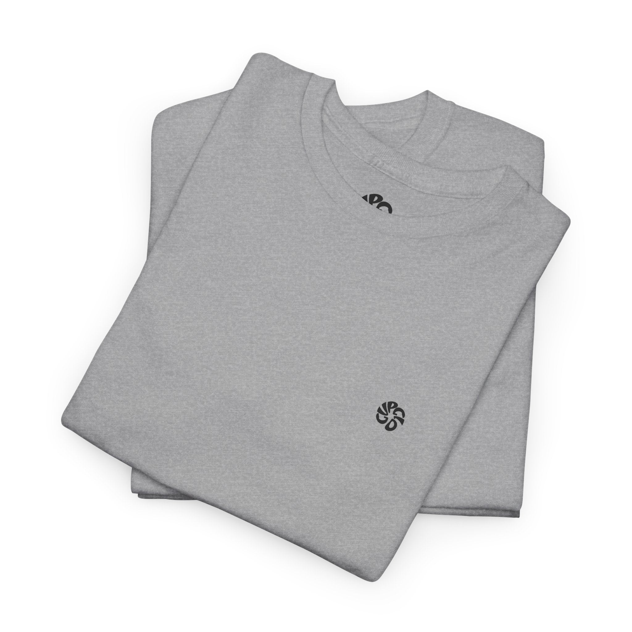 "IN STATIC WE TRUST" GREY Basic T-Shirt
