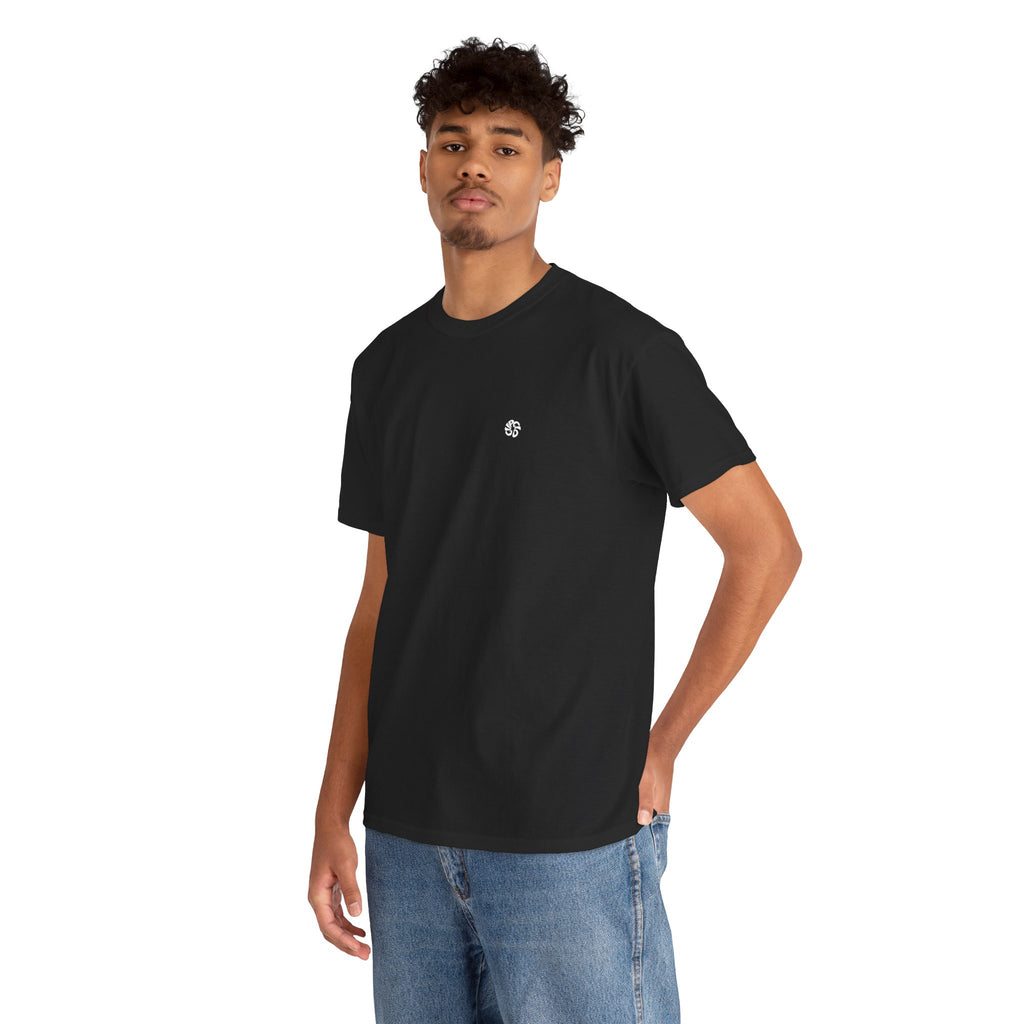 „IN STATIC WE TRUST“ BLACK Basic T-Shirt