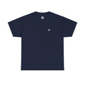 "IN STATIC WE TRUST" NAVY Basic T-Shirt