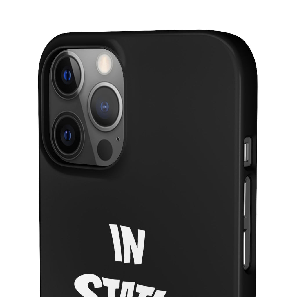 Phone Case — "In Static We Trust" Black