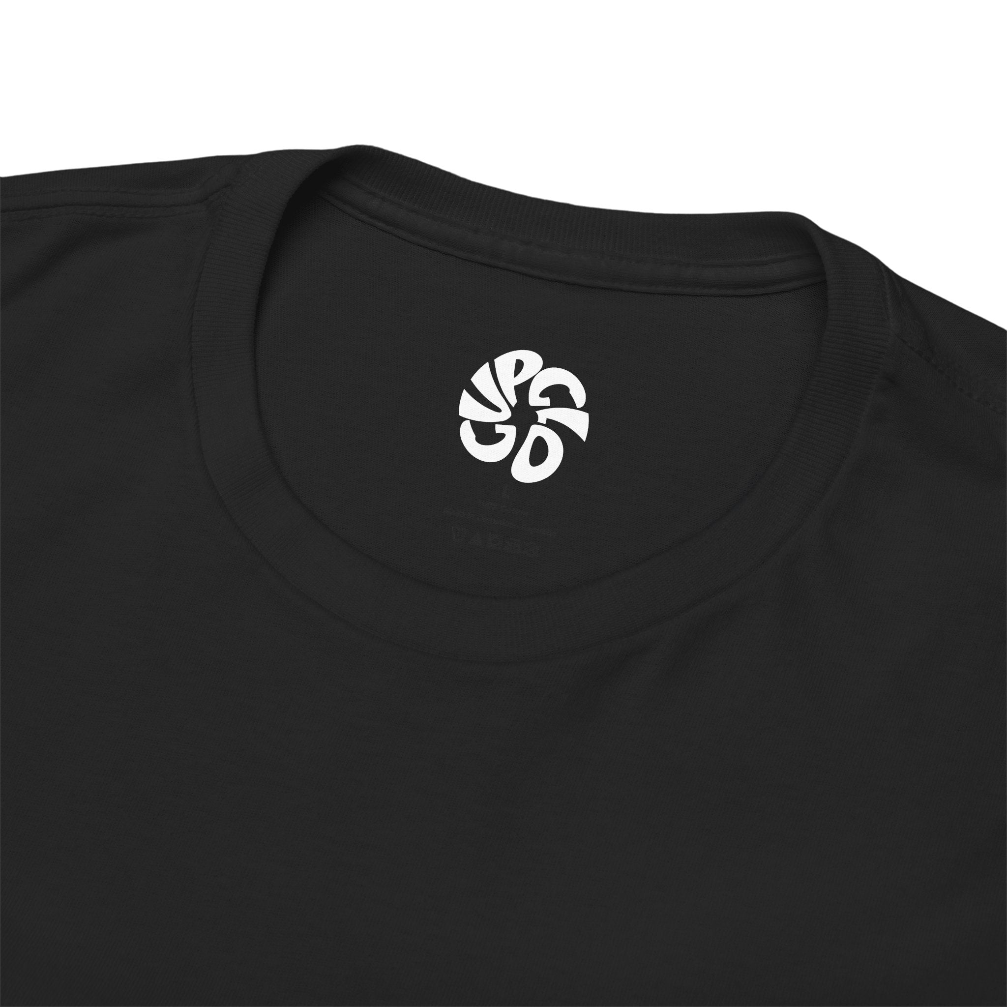 „IN STATIC WE TRUST“ BLACK Basic T-Shirt