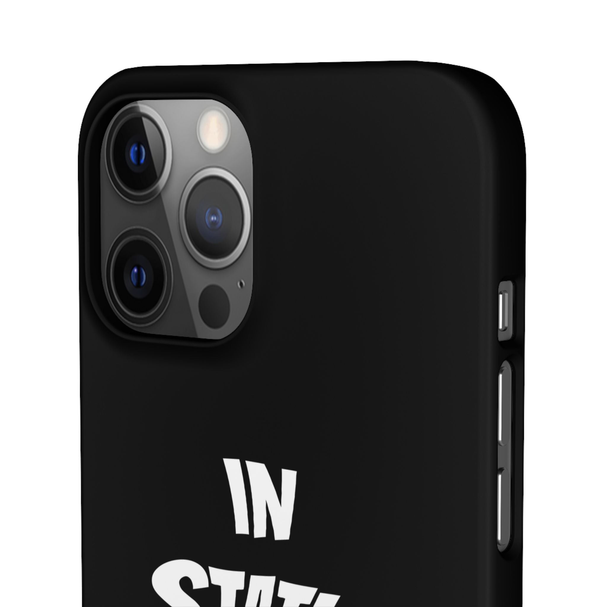 Phone Case — "In Static We Trust" Black