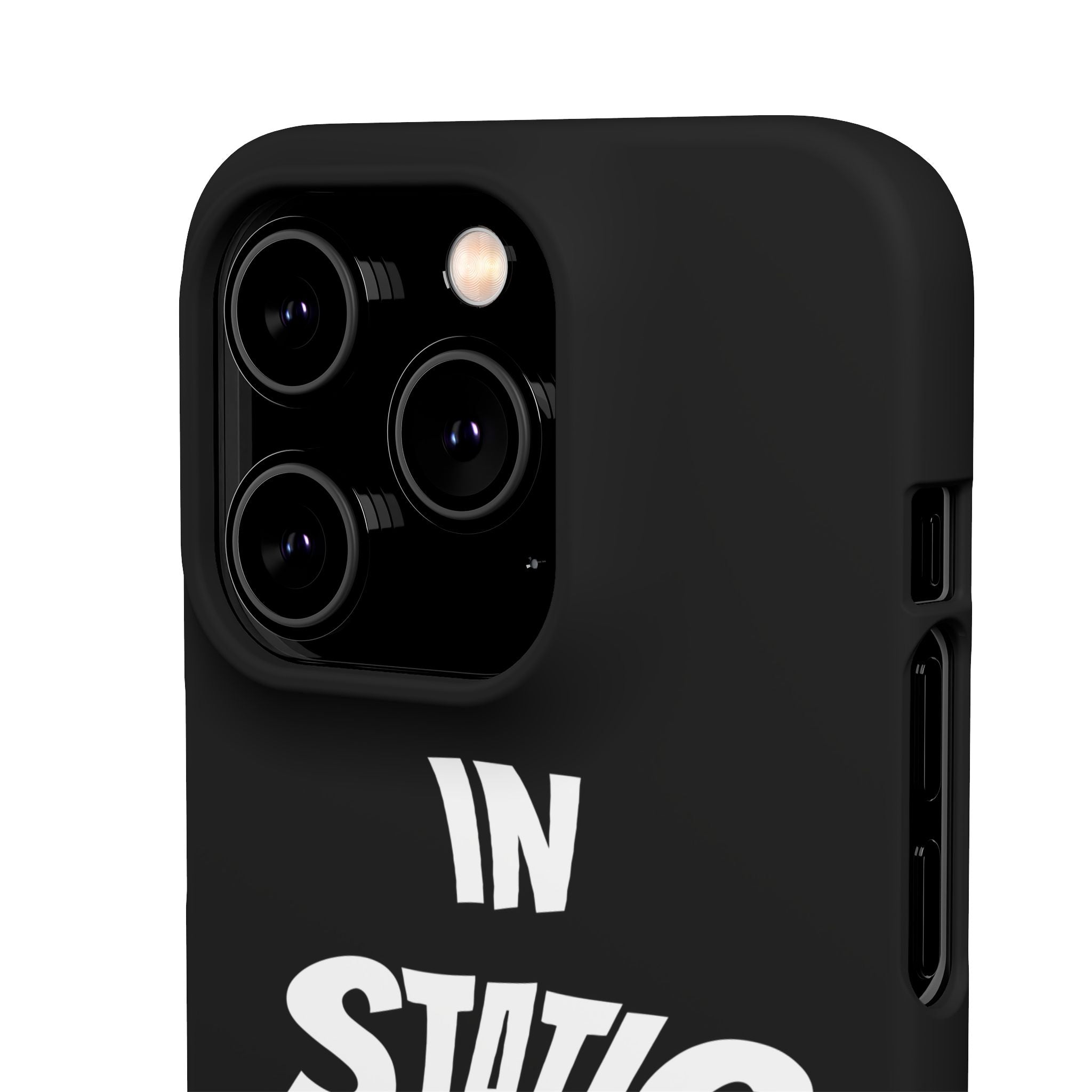 Phone Case — "In Static We Trust" Black